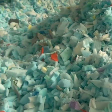 Cross-Border Manufacturer Wholesale Cutting Variegated Mixed Space Cotton Slow Rebound Cutting Memory Foam