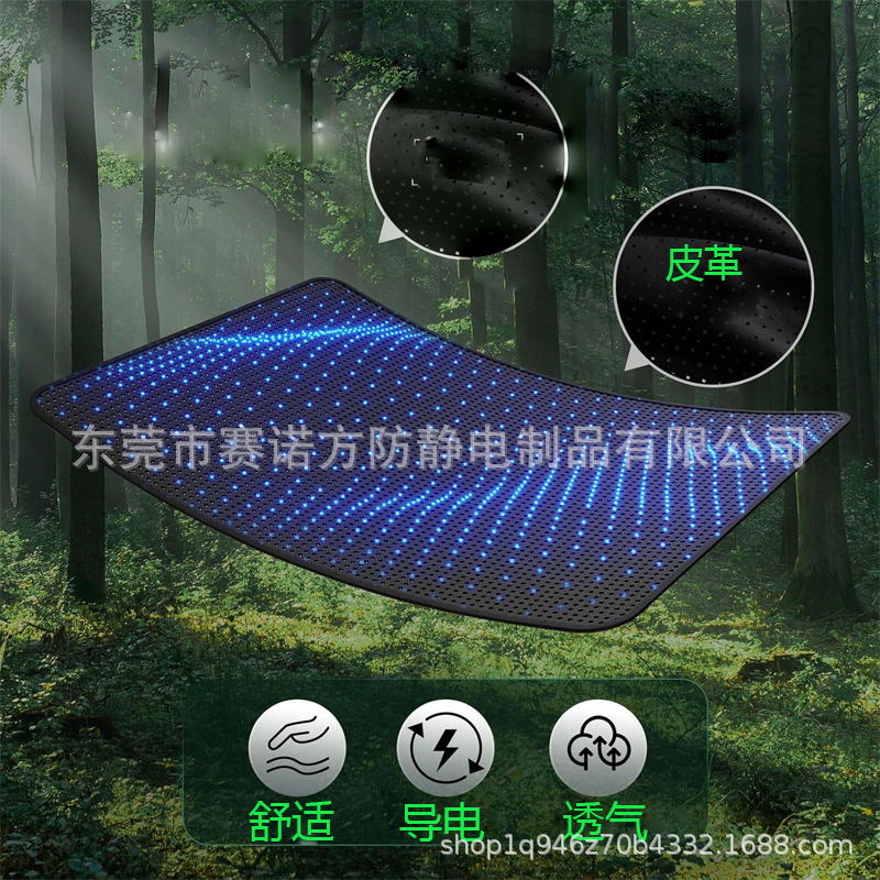 Hot Sale Earthing Mattress GroundingMattressPad Carbon Conductive Radiation Drop Waterproof Leather Half Mattress