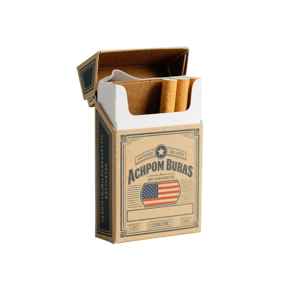 Customized Pattern Printing 20-Pack Cigarette Empty Paper Cross-Border Environmentally Friendly Classic Flip-Top Box Cigarette Box Packaging Printing Wholesale