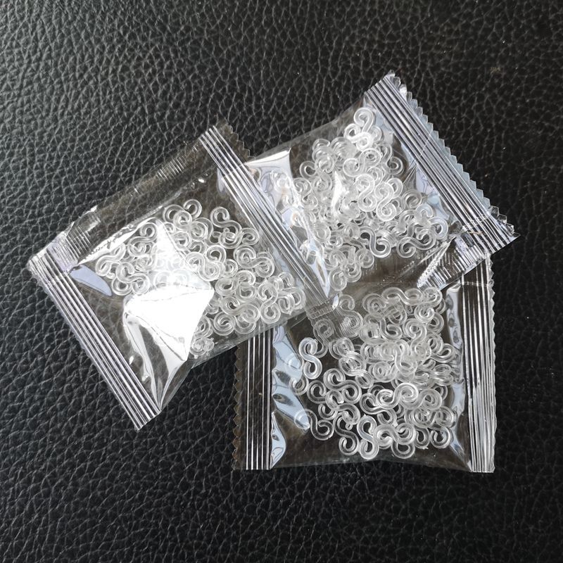 DIY Rainbow Rubber Band Woven Bracelet Transparent 10 Pcs 50 Pcs Packaging S Buckle Rubber Band Plastic Accessories Y Slingshot