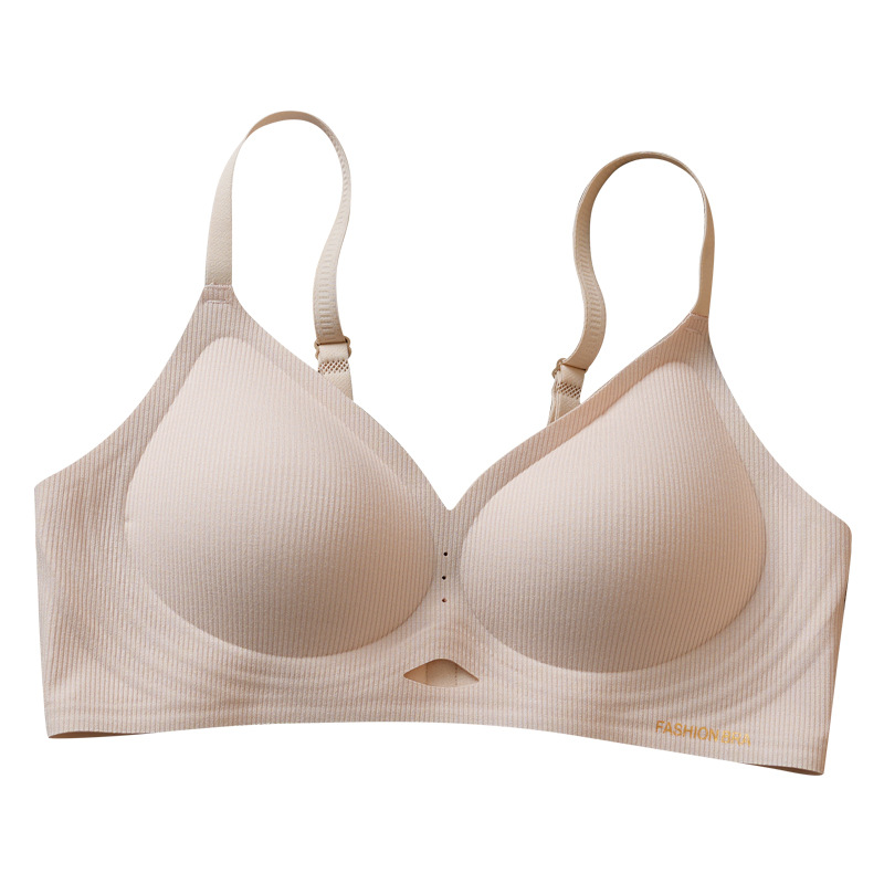 Zero-Feeling, Comfortable and Traceless Intimates for Women, Jelly Glue Lifting, Auxiliary Breasts, Small Breasts, Push-Up, Semi-Fixed, Wire-Free Bra