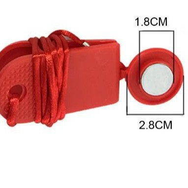 Treadmill safety lock key magnet safety emergency stop switch start key lock accessories rope universal Yijian