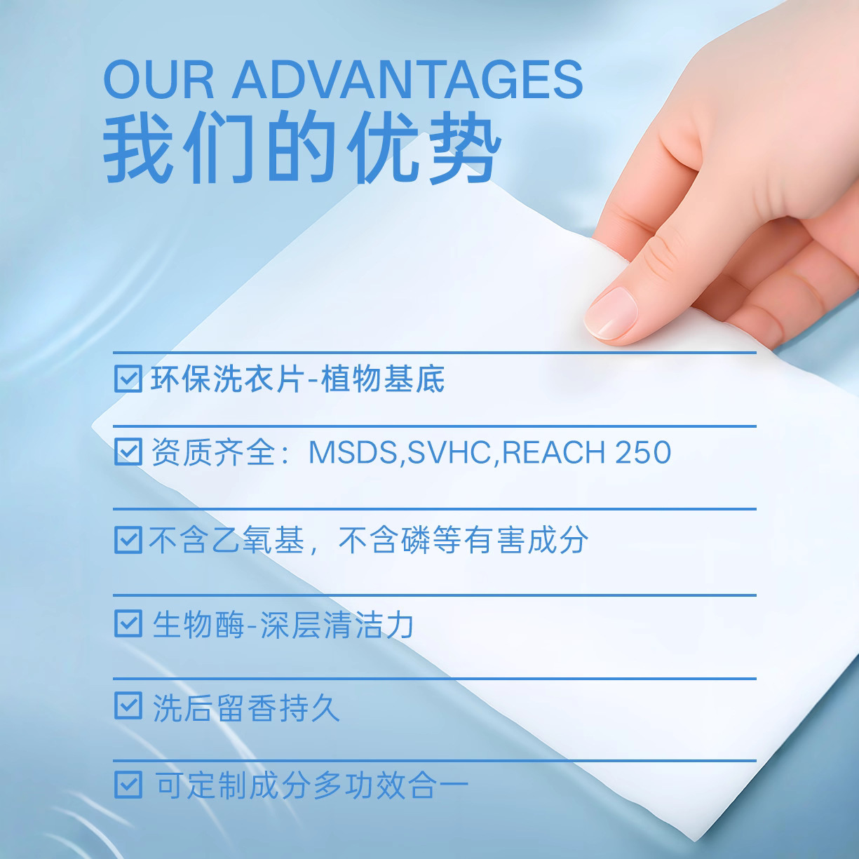 Cross-Border Laundry Tablets English Version Fsc Bag Environmentally Friendly Clear Water Clothing Powerful Decontamination and Fragrance Nano Super Concentrated