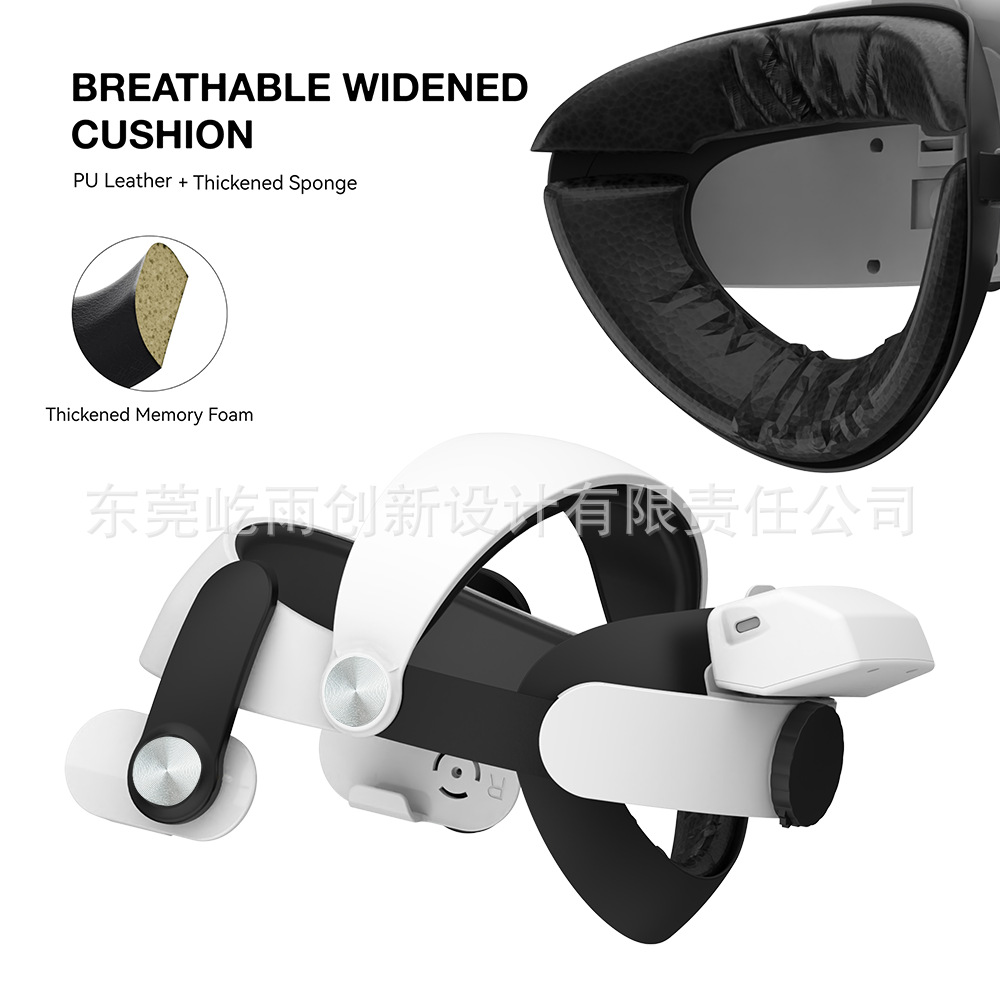The New Meta Quest3S/Quest3 Charging Headband Does Not Press the Face, Has Battery Life, Vr Elite Headband