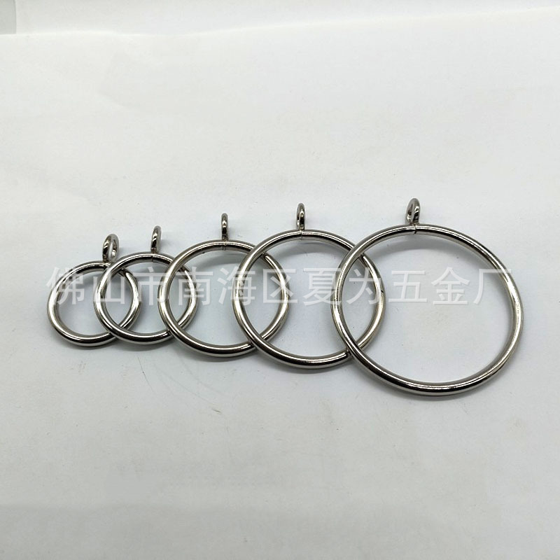Metal Curtain Rings, Closed-End Hooks, Roman Rings, Curtain Accessories, Ring Buckles, New Chinese Style