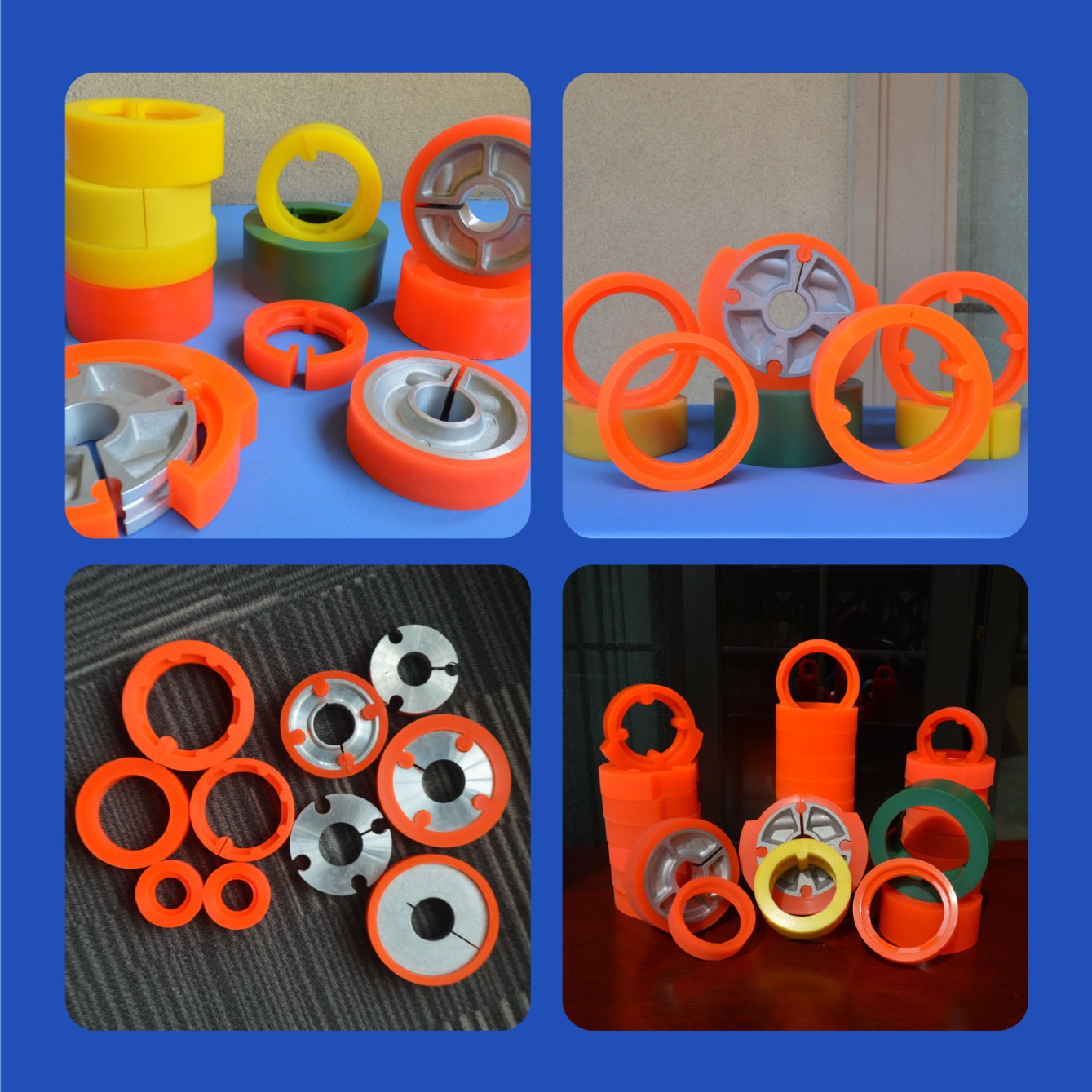 Front Edge Feeding Wheel Ink Printing Machine Manufacturer Wholesale Polyurethane Sun Wheel Cardboard Machine Accessories High Elastic Rubber Wheel