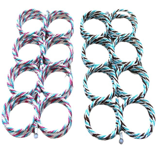 Scarf Hanging Rack Ring Hanger Color Rattan 28 Ring Silk Towel Rack Belt Storage Scarf Hanging Paper Rattan Hanger