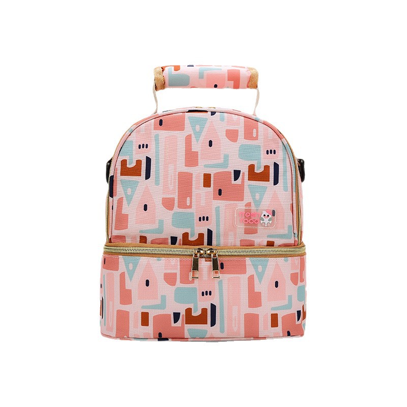 Mommy Bag Breast Milk Preservation Bag Double-Shoulder Insulated Milk Backpack Milk Storage Backpack Double-Layer Portable Bottle Cooler Bag Wholesale
