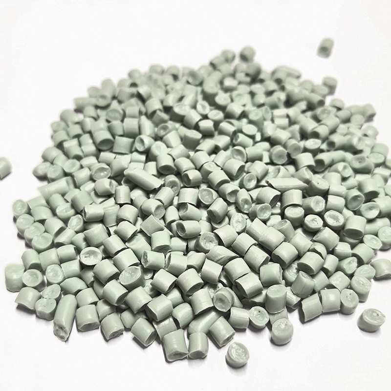 Recycled Plastic Pellets, Extruded Sheet Hollow Board Corrugated Pipe Raw Material, Gray Ppr Pipe Pellets