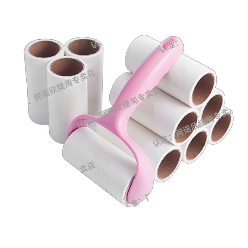Lint Roller Adhesive Paper Roll Lint Remover Tearable Roller Felt Brush Lint Remover Clothes Hair Remover Lint Remover