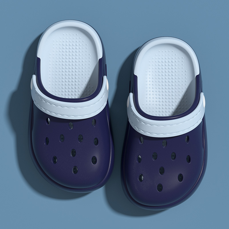 DIY Various Patterns Children's Hole Shoes Boys Baotou Slippers Girls' Sandals Slippers Outdoor Children's Shoes Trendy