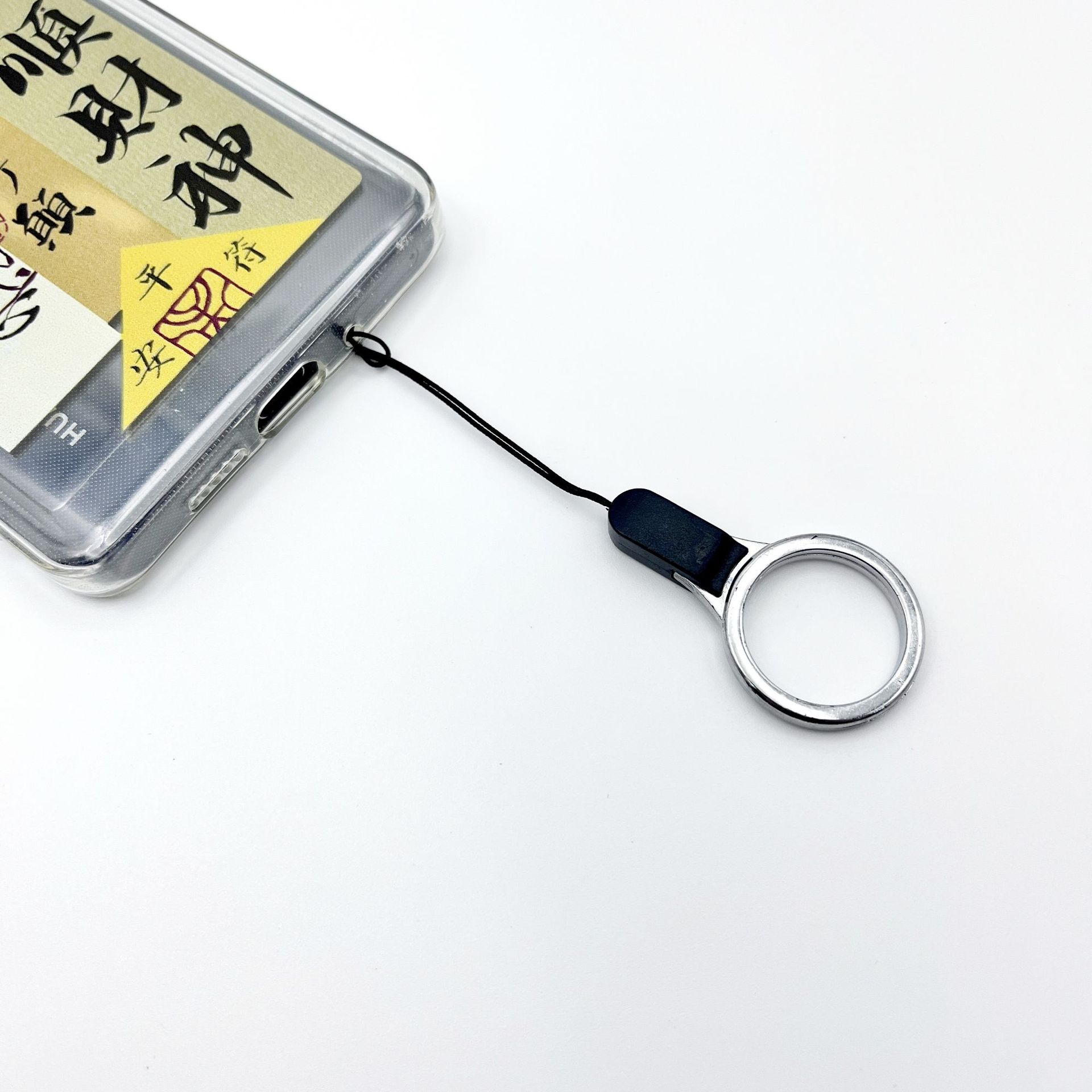 Ring Pendant Plastic Loop Hanging Ring Lanyard Short Lanyard Accessory Mobile Phone USB Flash Drive Beaded Mobile Phone Lanyard