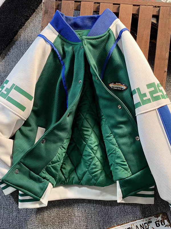 Boys' Baseball Uniforms Spring and Autumn 2025 New Medium and Large Children's Street Boys Autumn Children's Fashion Patchwork Jackets Trendy