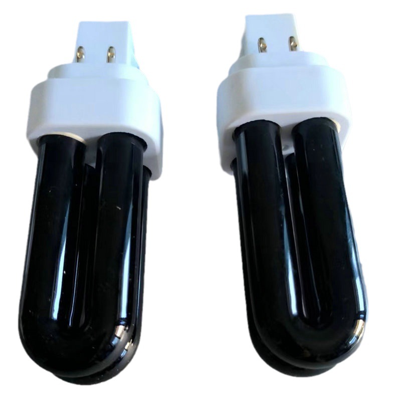 Manufacturer Custom-Made Blb Double U7W Purple Light Plug-In Mosquito Trap and Insect Killer Lamp U-Shaped Black Light Currency Detection Lamp