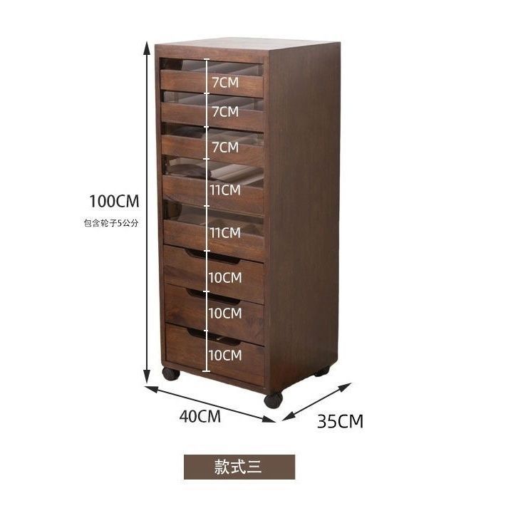 Solid Wood Dental Cabinet, Tea Cup, Tea Set Storage Cabinet, Floor-Standing Light Luxury Jewelry Display Cabinet, Antique Style Tea Cabinet