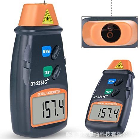 Wholesale Dt-2234C+ Tachometer Photoelectric Tachometer Pocket Laser Tachometer Photoelectric Speedometer