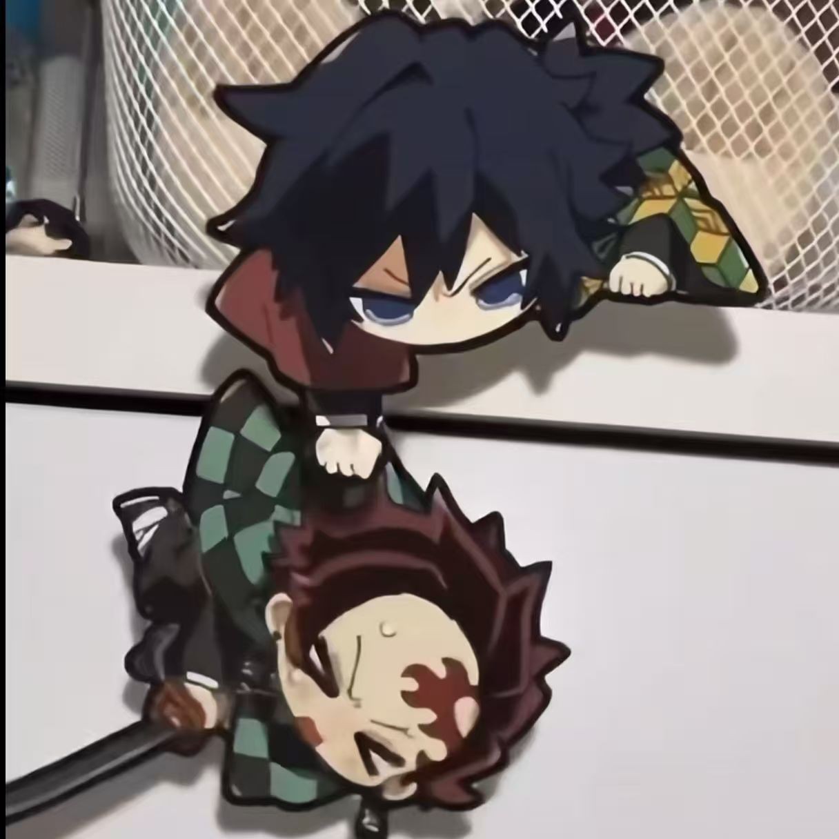 Новые товары из Demon Slayer: Kimetsu No Yaiba, фигурки Танжиро, Хашибира Нэдзуко и Ренгоку Кёджуро для сидения и стоя, коллекционные и подарочные, самодельные