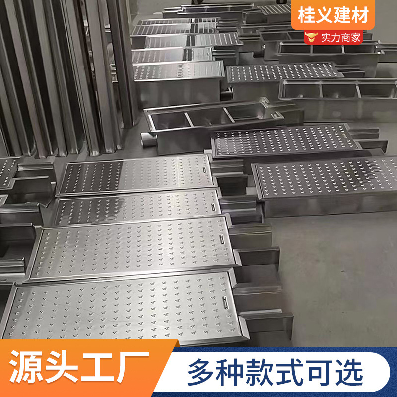 Stainless Steel Drainage Ditch Kitchen Car Wash Drainage System Finished Sewage Ditch Garden Courtyard Ditch U-shaped in stock