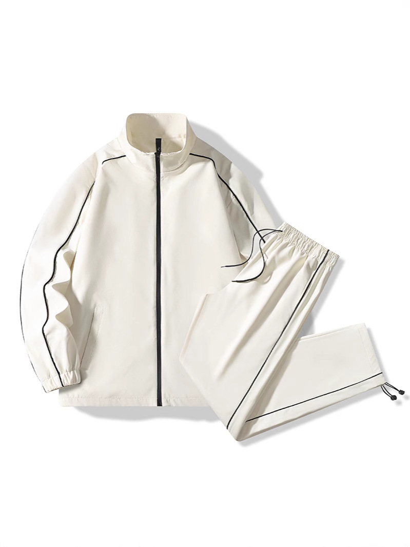 Can Be Shipped Printed Couple Suits for Men and Women in Autumn and Winter New Fashion Trend Casual Versatile Jacket Sports Suits