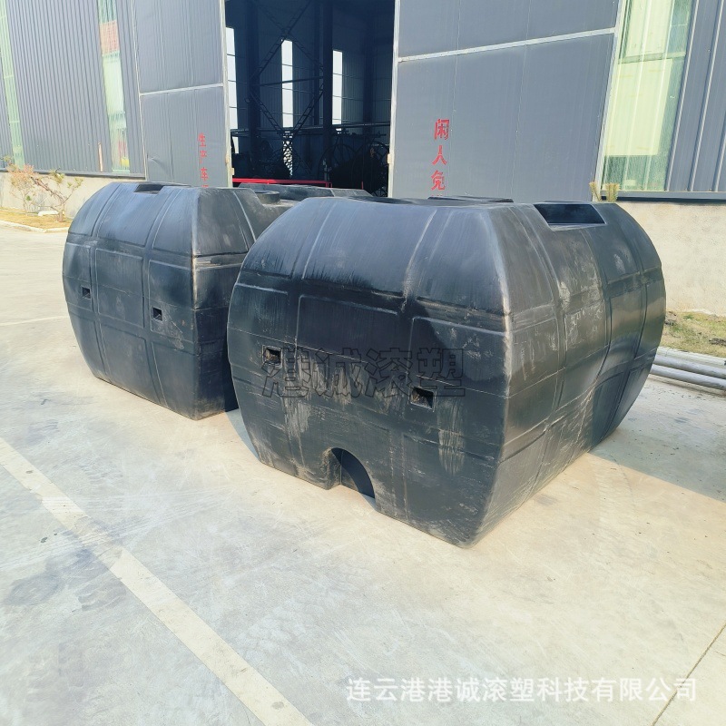 3000 Liter Thickeneded Transport Barrel Horizontal Vehicle-Mounted Diesel Barrel 3 Cubic Horizontal Acid and Alkali Resistant Anti-Corrosion Storage Tank