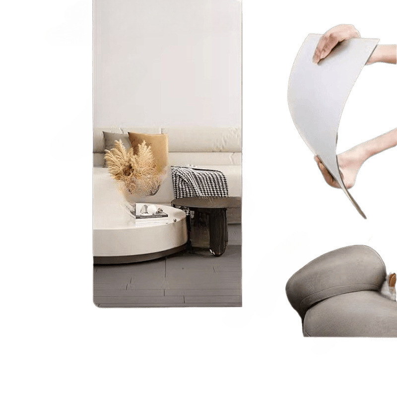 Soft Mirror Wall-Mounted Self-Adhesive Acrylic Full-Body Dressing Mirror Home High-Definition Wall-Adhesive Mirror Sticker Fitting Mirror