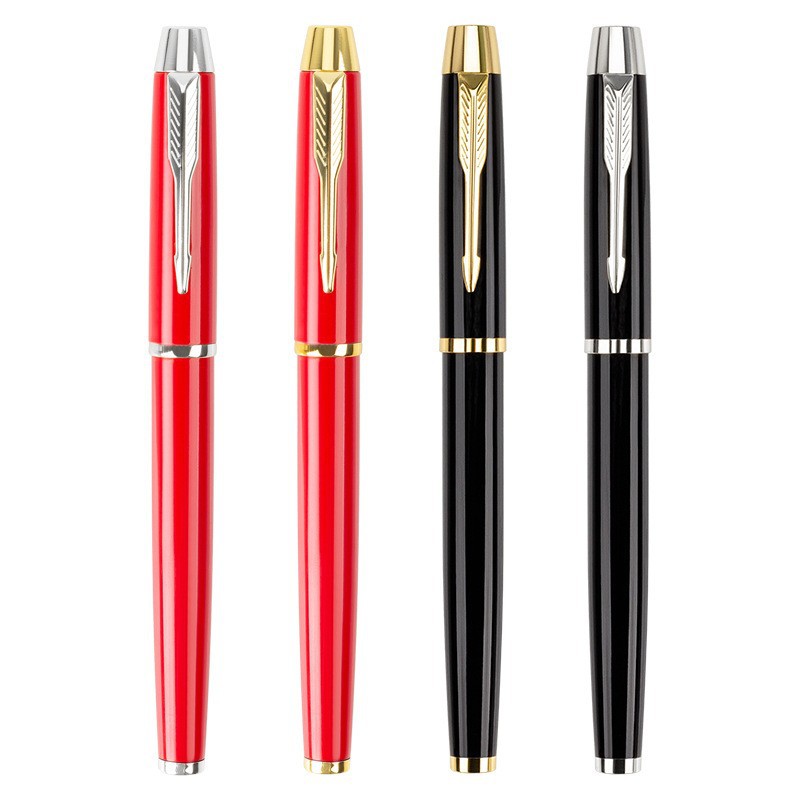 Metal Signature Baozhu Pen Company Business Office Gift Pen School Students Use Gel Pen to Support logo Production