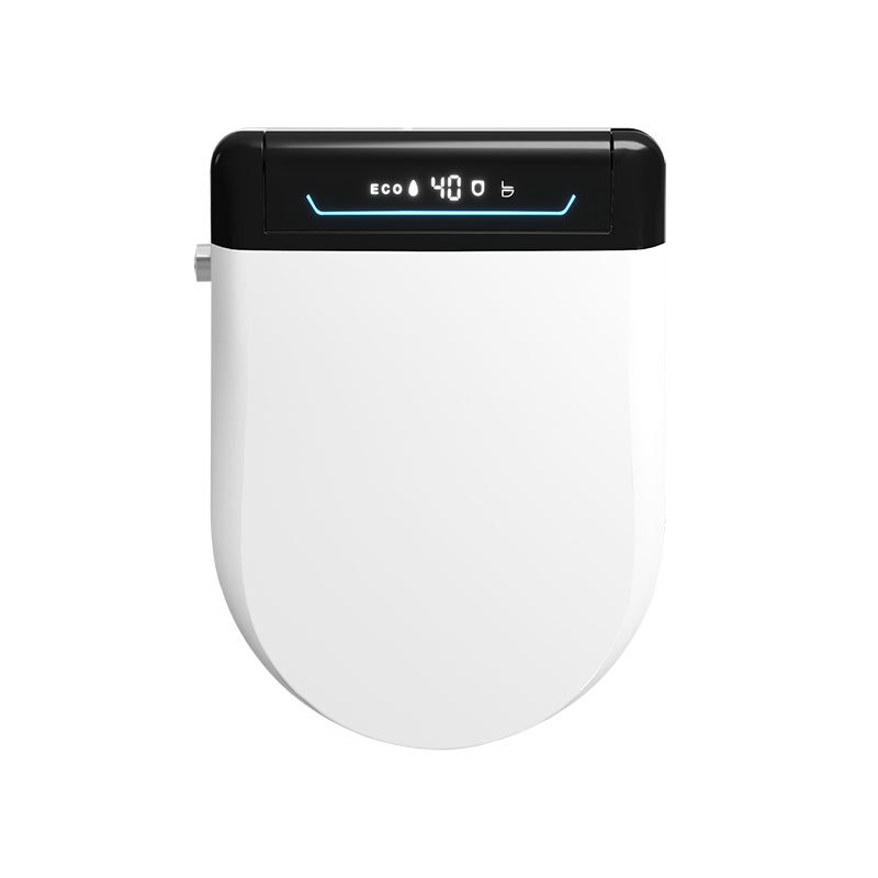 Cross-border Intelligent Toilet Cover Household Universal V-shaped Foam Shield Automatic Flip Cleaning and Drying Remote Control Toilet Cover