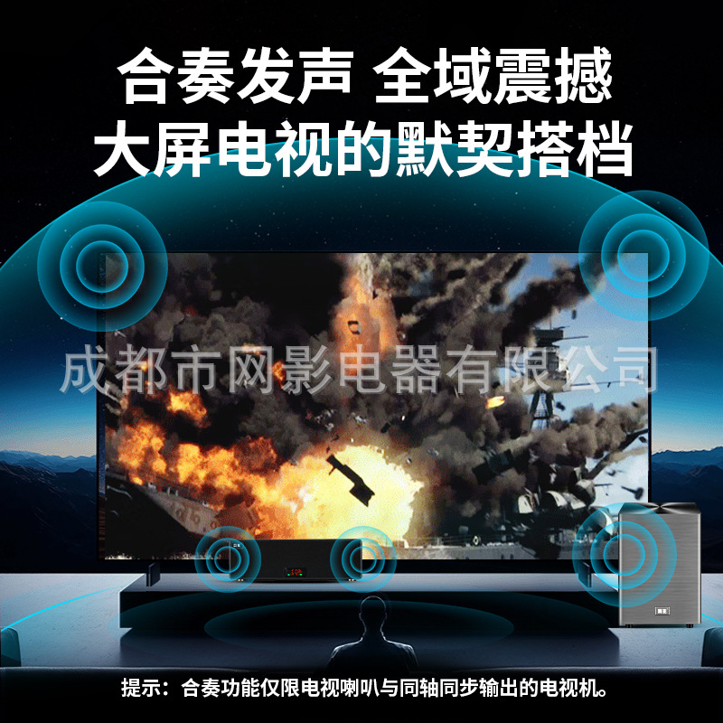 Net Shadow K-Song Audio Ktv Home Theater Singing Speaker Comes with Independent Subwoofer Dual Wireless Microphones with Bluetooth