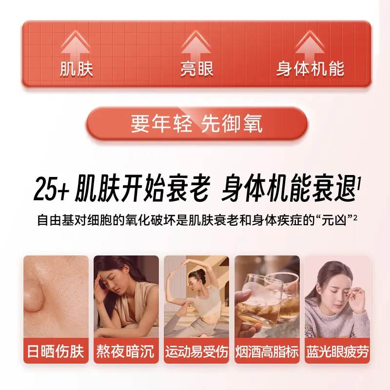 Timeshop Probiotics Natural Haematococcus Pluvialis Extract Astaxanthin Max 60 Capsules