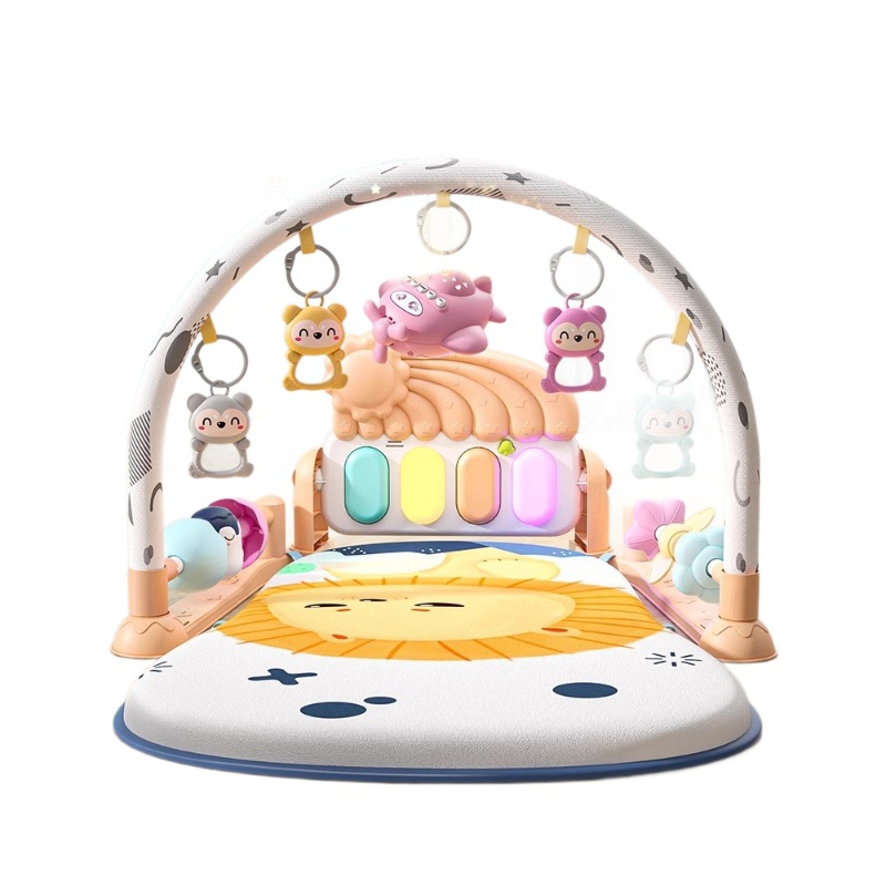 Pedal Piano Newborn Baby Toys 0-1 Years Old Fitness Stand Early Education Educational Puzzle Male and Female Baby 3-6 Months Gift