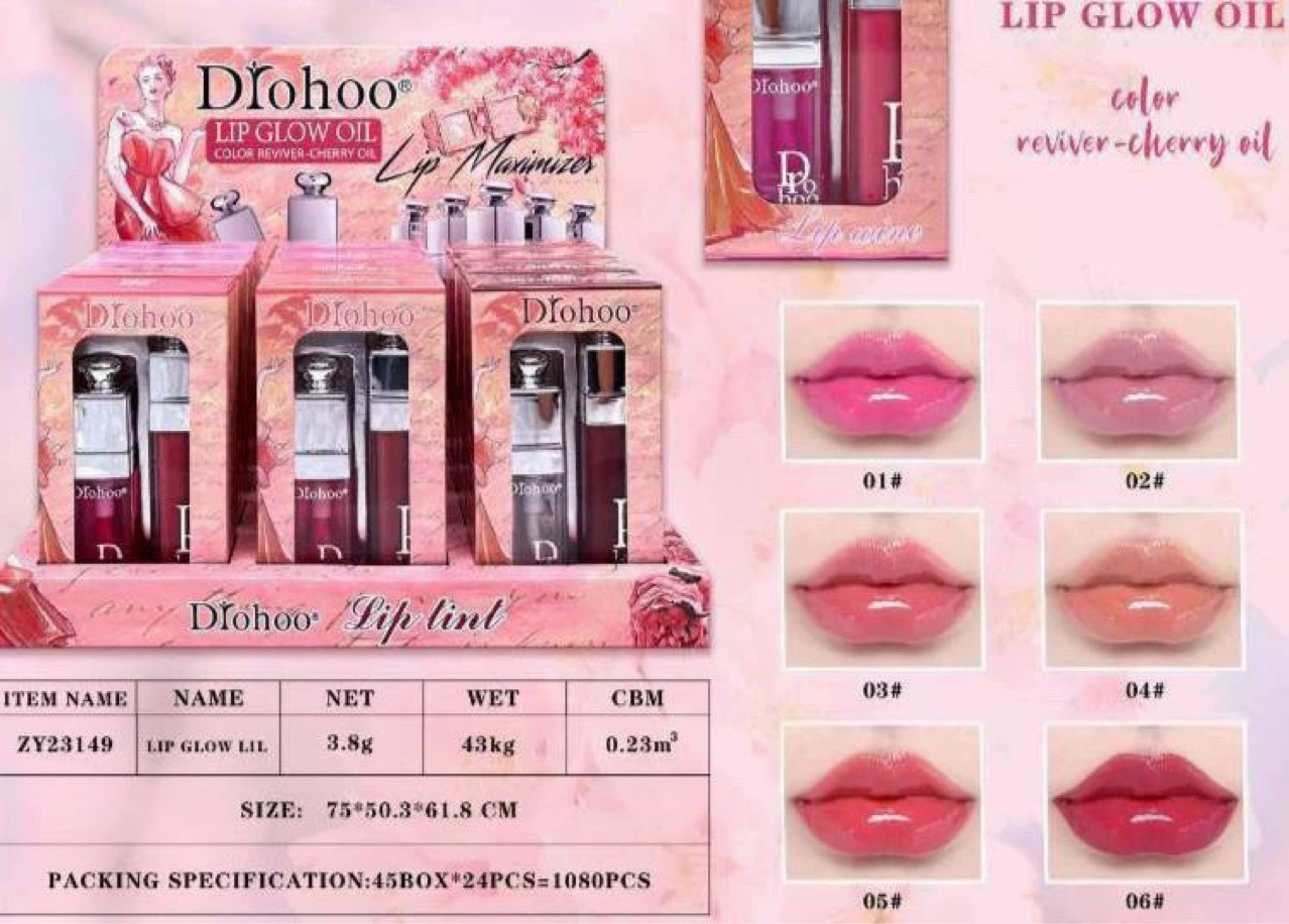 Оптовая продажа губной помады с тиснением, прозрачная безцветная губная глазурь, набор для окрашивания губ