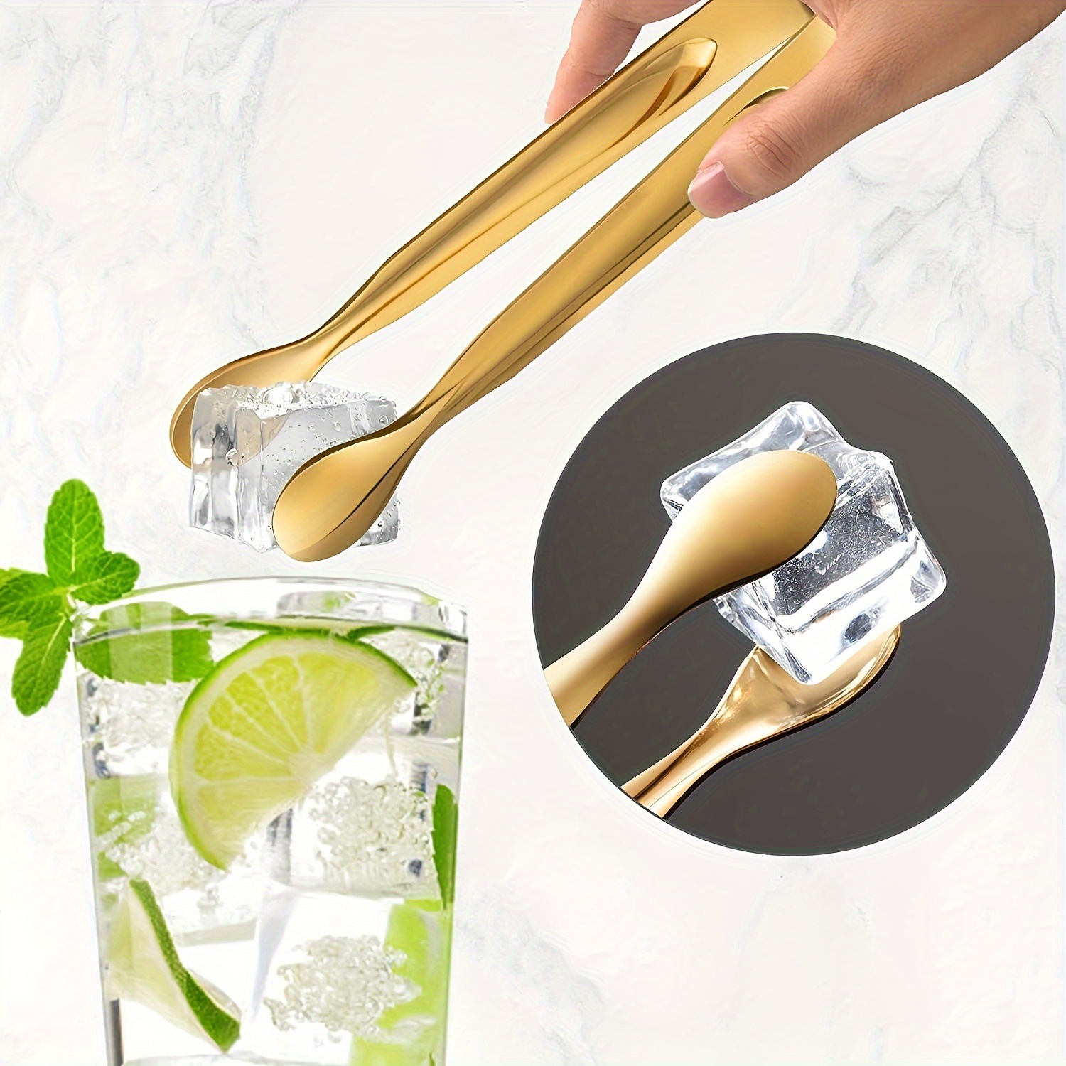 Factory wholesale mini service suit high quality stainless steel durable suitable for snacks, sugar, ice clip