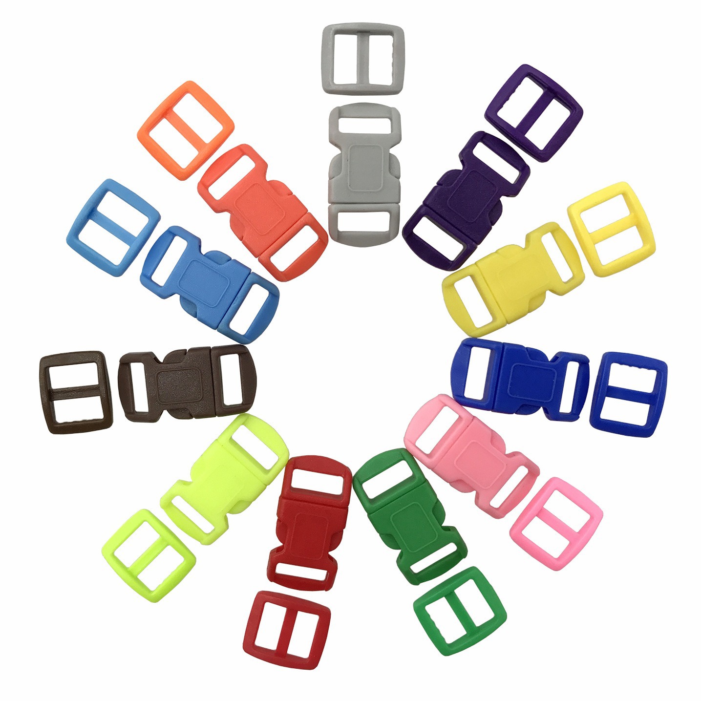 Pet leash plastic color buckle cat face cat buckle pet rope small color buckle pet collar small buckle