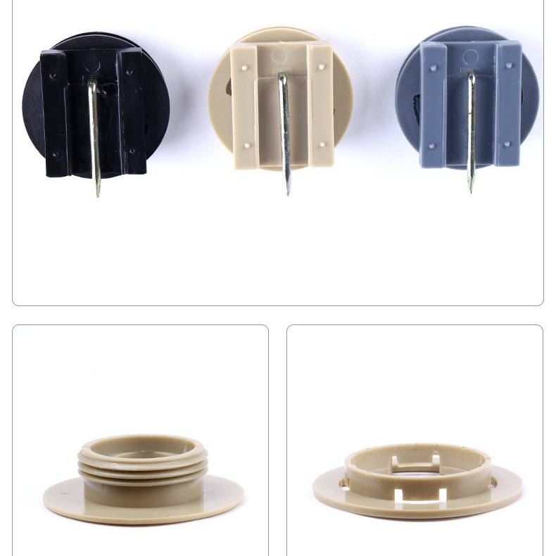 In-Stock Black Car Floor Mat Fixing Clips Cross-Lock Rotating Universal Clips Car Floor Mat Fasteners Carpet Anti-Slip