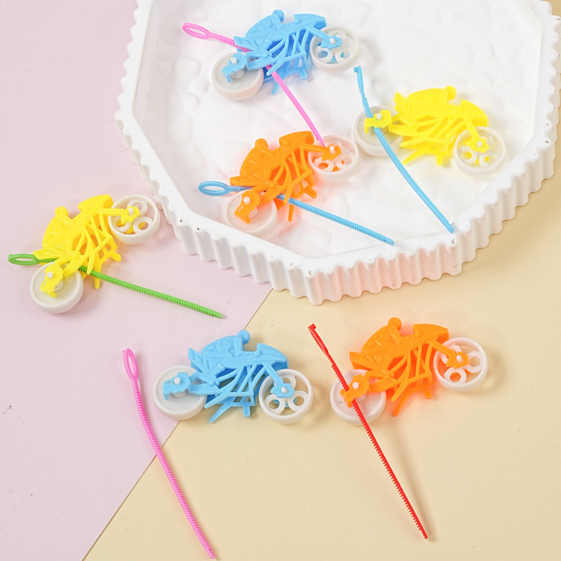 Hand pull ruler motorcycle students classmates competitive small toy gift school organization birthday gift