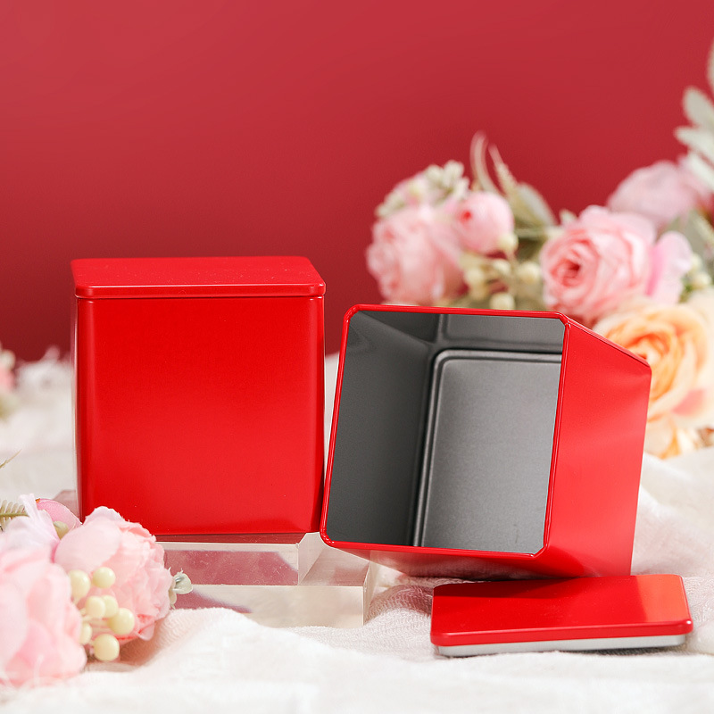 Wedding Candy Box Iron Box Metal Can Lapsang Souchong Tinplate Tea Can Wedding Souvenir Wedding Candy Iron Box Printing