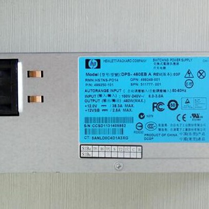 DL360 DL380G6 G7 G 8 460W Server Power 511777-001 499249-001