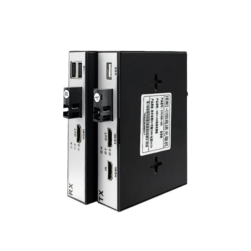 HDMI video optical transceiver audio and video optical fiber extender HDMI USB with ring out audio HD converter