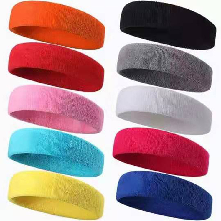 Outdoor Sports Sweat Absorbing Towel Headband Hair Band Men's and Women's Fashion Fitness Yoga Headband Headband Headband LOGO