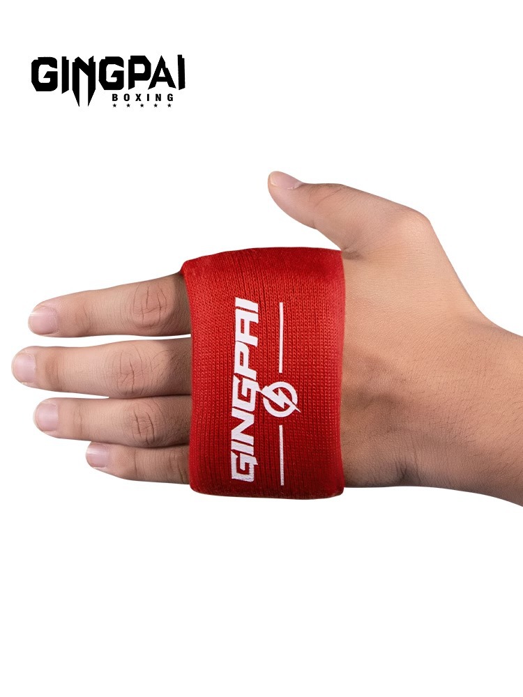 Fist Peak Gel Pad Wrapped Hand Strap with Hand Gel Finger Joint Protection Pad Muay Thai Sanda Boxing Pad Shield