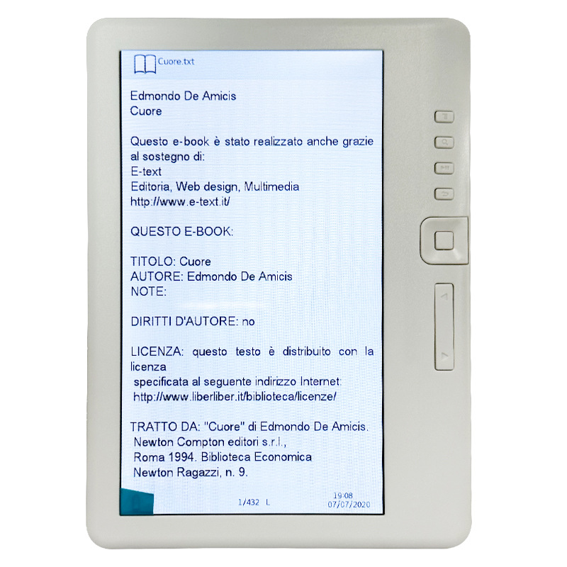 Cross-border 7-inch color screen e-book reader Ebook reader e-paper book learning gift painting development