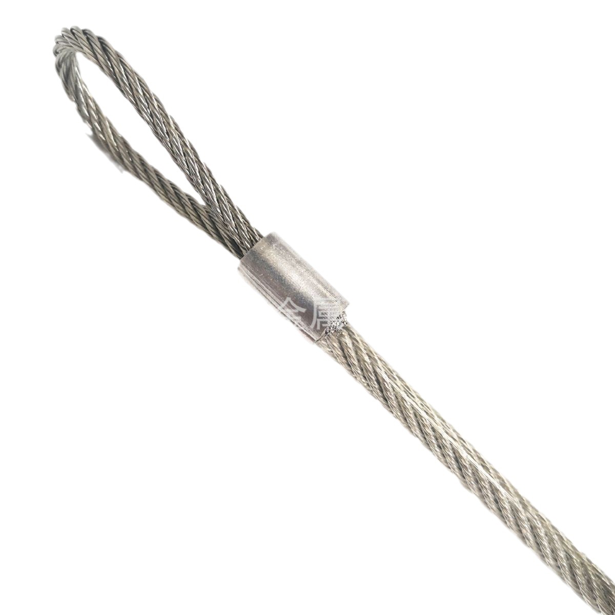 Wholesale 5mm Hole Terminal 1.5mm Wire Rope Stamping Stainless Steel Terminal Sling Wire Rope