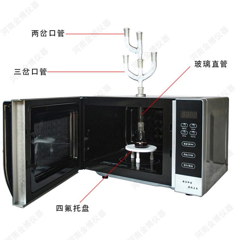 WBFY-201 type microwave chemical reactor microcomputer timing control laboratory instrument factory price direct sales