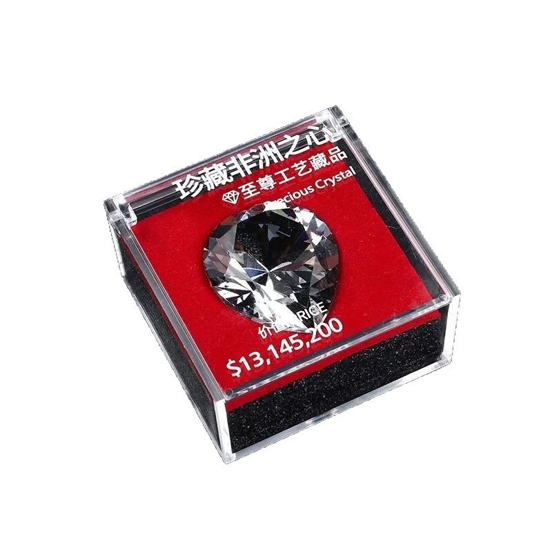 Delta Operation Game Heart of Africa Diamond Crystal Model Ornament Decoration Boys' Collectible Souvenir Figurine