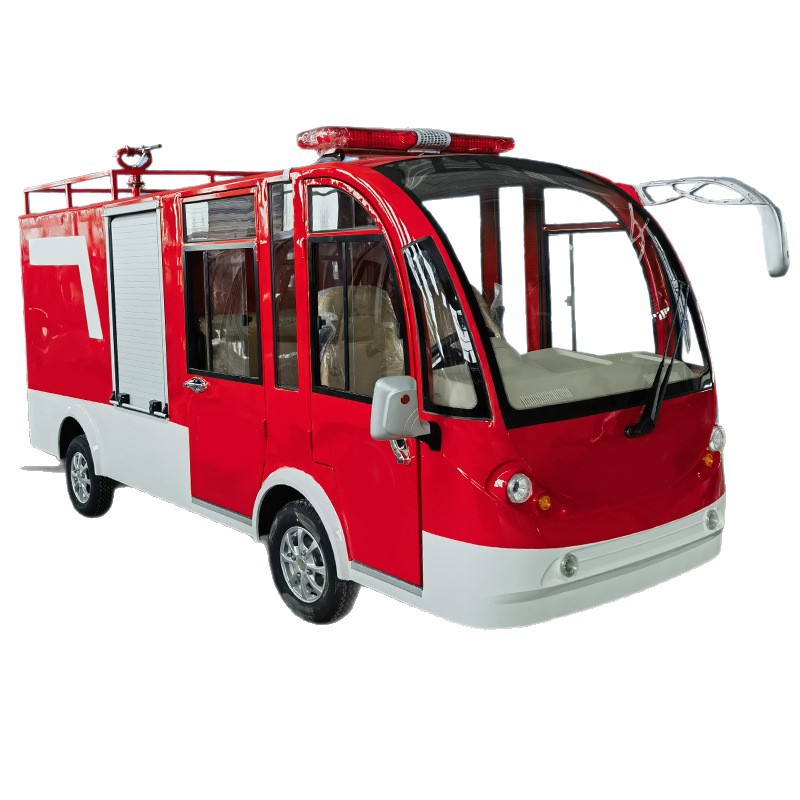 Electric Fire Truck Town and Village Street Scenic Spot Micro Fire Emergency Vehicle 2 Cubic Fire Sprinkler High-Pressure Fire Truck