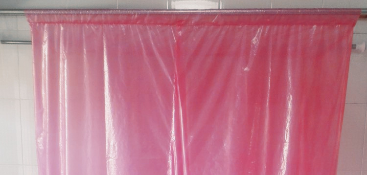 Wholesale bath account bath cover bath account thickened open door increased origin direct transparent warm smoked bath red bathroom curtain