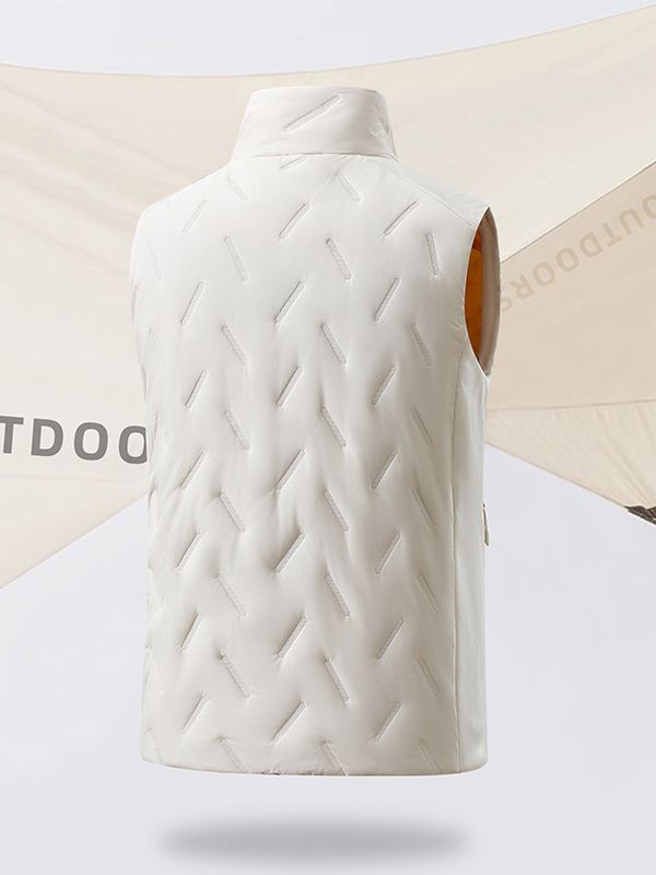 2023 new autumn and winter cotton vest sports leisure couple Men's cotton vest women's sports cotton vest