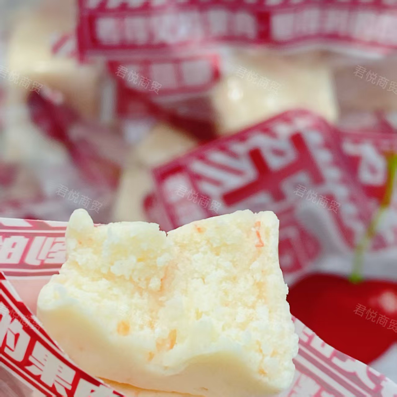 Internet-Famous Snacks Dry Yogurt 158g Cherry Flavor Mango Flavor Yogurt Flavor Inner Mongolia Dry Yogurt Cubes Wholesale