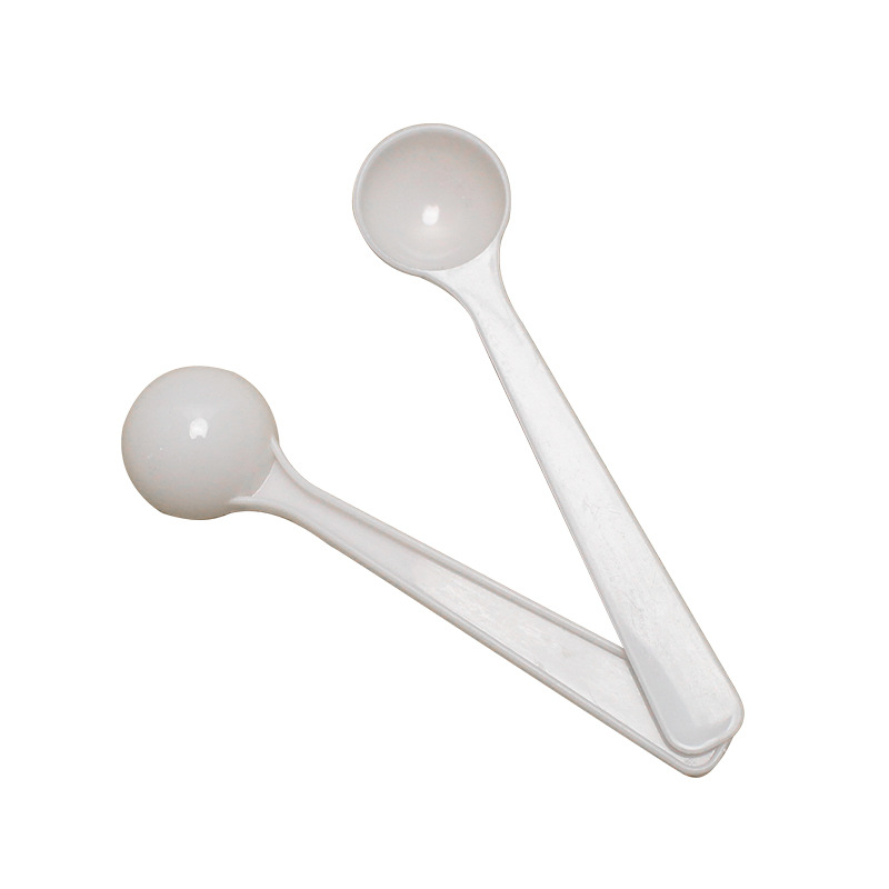 Plastic Measuring Spoon 1g Gram Spoon 2ml ml Facial Mask Powder Spoon Pesticide Fertilizer Powder Spoon Measuring Small Spoon Non-Edible