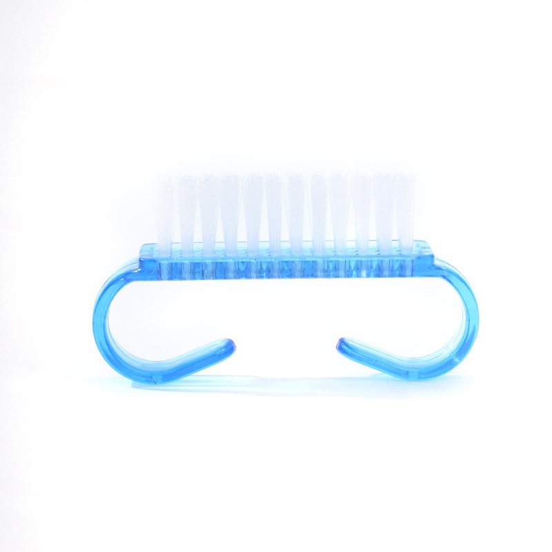 Manufacturer Supplies Translucent Plastic Nail Art Brush, Small Horn Brush, Nail Art Tool Dust Cleaning Brush Wholesale